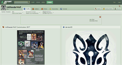 Desktop Screenshot of inkbleederwolf.deviantart.com