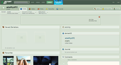 Desktop Screenshot of amethyst92.deviantart.com