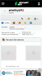 Mobile Screenshot of amethyst92.deviantart.com