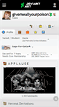 Mobile Screenshot of givemeallyourpoison3.deviantart.com