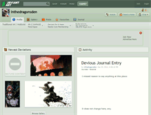 Tablet Screenshot of inthedragonsden.deviantart.com