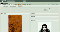 Desktop Screenshot of designerm.deviantart.com