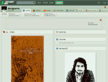 Tablet Screenshot of designerm.deviantart.com
