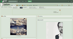 Desktop Screenshot of madpotato.deviantart.com