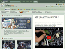 Tablet Screenshot of mistiqarts.deviantart.com