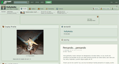 Desktop Screenshot of hollymotto.deviantart.com