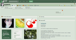 Desktop Screenshot of luciepants.deviantart.com