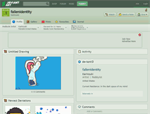 Tablet Screenshot of fallenidentity.deviantart.com