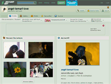 Tablet Screenshot of angel-temari-love.deviantart.com