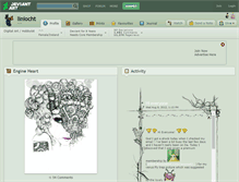 Tablet Screenshot of liniocht.deviantart.com