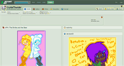 Desktop Screenshot of crystalthunder.deviantart.com