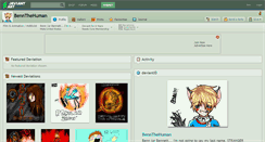 Desktop Screenshot of bennthehuman.deviantart.com