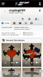 Mobile Screenshot of crypticgirl89.deviantart.com