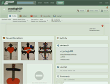 Tablet Screenshot of crypticgirl89.deviantart.com