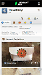 Mobile Screenshot of izasartshop.deviantart.com