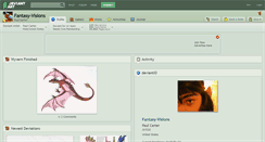 Desktop Screenshot of fantasy-visions.deviantart.com