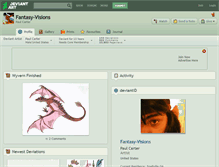 Tablet Screenshot of fantasy-visions.deviantart.com