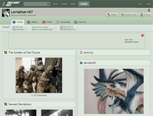 Tablet Screenshot of leviathan187.deviantart.com