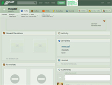 Tablet Screenshot of mostaaf.deviantart.com