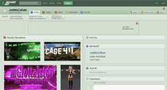 Desktop Screenshot of justmccollum.deviantart.com
