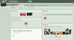 Desktop Screenshot of inner-feeling-club.deviantart.com