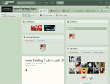 Tablet Screenshot of inner-feeling-club.deviantart.com