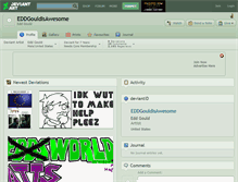 Tablet Screenshot of eddgouldisawesome.deviantart.com