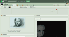 Desktop Screenshot of embers.deviantart.com