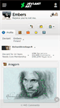 Mobile Screenshot of embers.deviantart.com