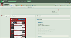 Desktop Screenshot of impactox.deviantart.com