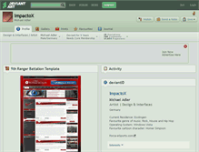 Tablet Screenshot of impactox.deviantart.com