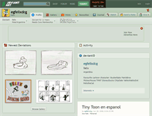 Tablet Screenshot of egfelixdcg.deviantart.com