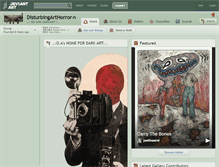 Tablet Screenshot of disturbingarthorror.deviantart.com