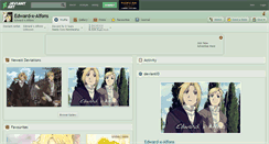 Desktop Screenshot of edward-x-alfons.deviantart.com