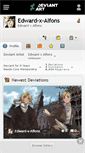 Mobile Screenshot of edward-x-alfons.deviantart.com