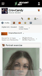 Mobile Screenshot of crowcandy.deviantart.com