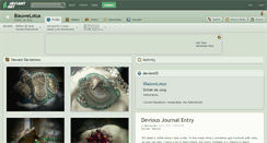 Desktop Screenshot of blauwelotus.deviantart.com