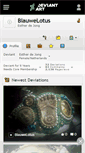 Mobile Screenshot of blauwelotus.deviantart.com