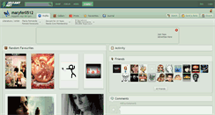 Desktop Screenshot of maryfer0512.deviantart.com