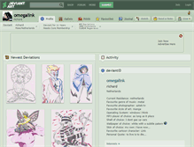 Tablet Screenshot of omegalink.deviantart.com