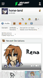 Mobile Screenshot of horse-land.deviantart.com