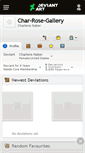Mobile Screenshot of char-rose-gallery.deviantart.com