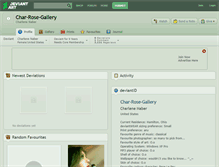 Tablet Screenshot of char-rose-gallery.deviantart.com