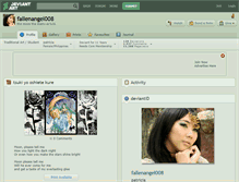 Tablet Screenshot of fallenangel008.deviantart.com