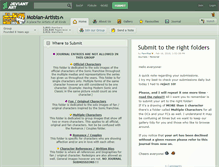 Tablet Screenshot of mobian-artists.deviantart.com