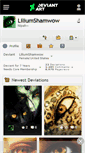 Mobile Screenshot of liliumshamwow.deviantart.com
