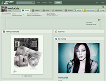 Tablet Screenshot of noirlucida.deviantart.com