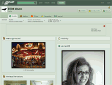Tablet Screenshot of billet-douxx.deviantart.com