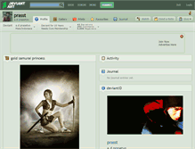 Tablet Screenshot of prasst.deviantart.com