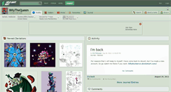 Desktop Screenshot of billythequeen.deviantart.com